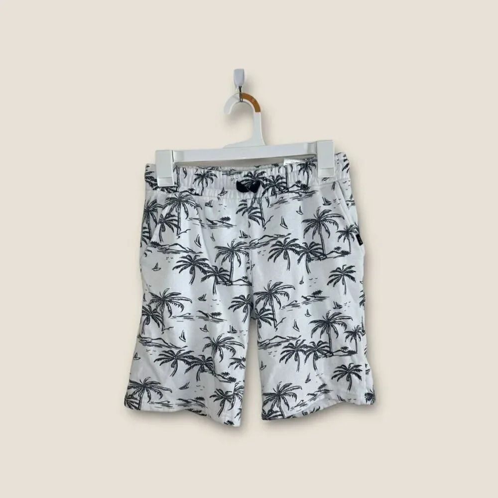 Joe’s Jeans Boys Palm Tree Sweat Shorts Size Large